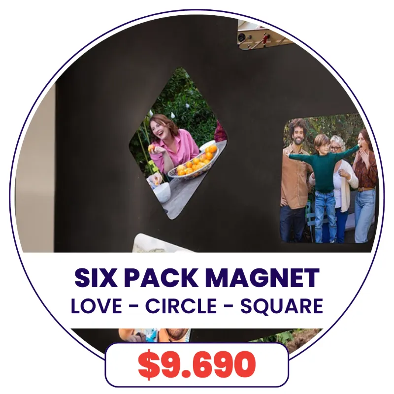 Six Pack Magnets a $9.690