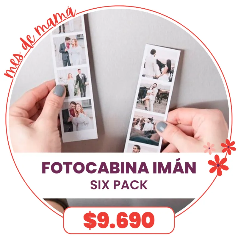 Six Pack FotoCabina Imantada a $9.690