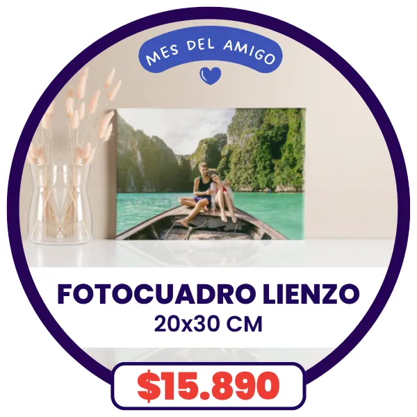 FotoCuadro de Lienzo 20x30 a $15.890