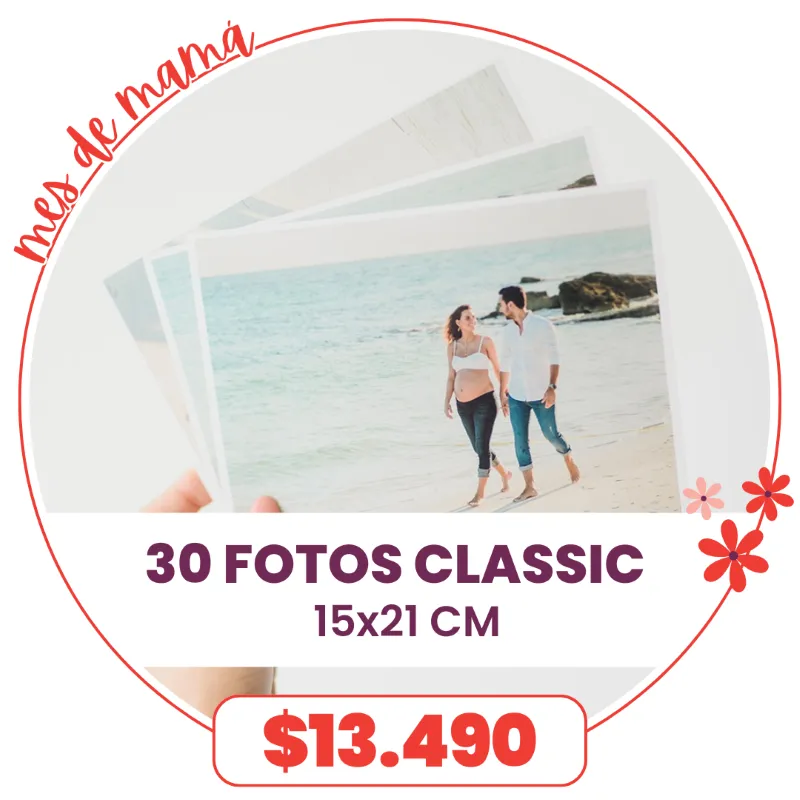 30 fotos Classic 15x21 a $13.490