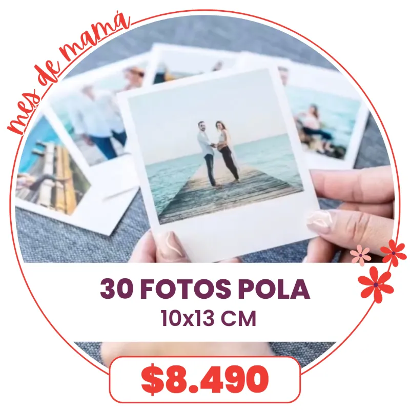 30 Fotos Pola 10x13 a $8.490