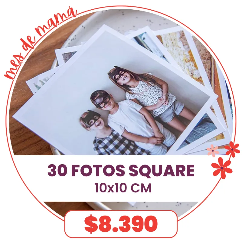 30 fotos Square 10x10 a $8.390