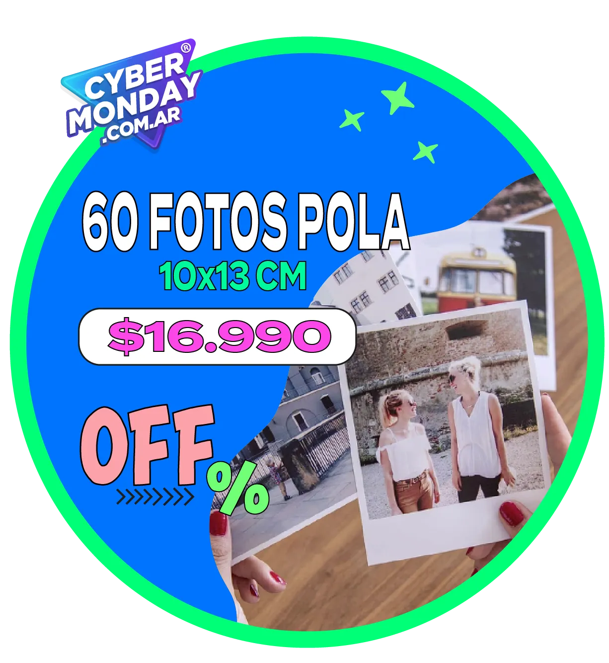 60 Fotos Pola 10x13 a $16.990