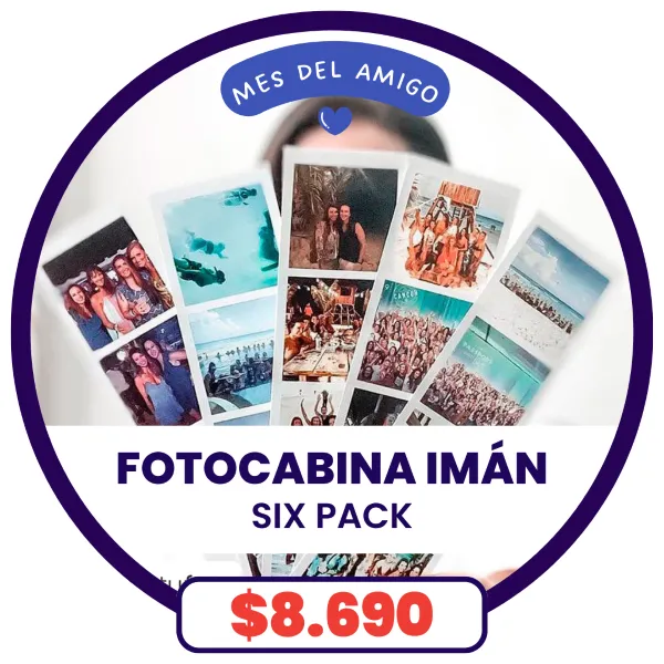 Six Pack FotoCabina Imantada a $8.690